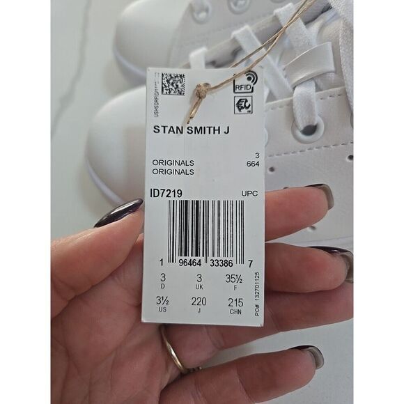 Adidas BAPE x Stan Smith CAMO Shoes Sneakers Kids Size 3.5 US NEW - Picture 5 of 10